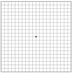 Amsler Amsler kaart Amsler test